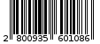 Γραμμωτός κωδικός 2800935601086