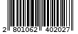 Γραμμωτός κωδικός 2801062402027