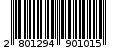 Γραμμωτός κωδικός 2801294901015