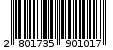 Γραμμωτός κωδικός 2801735901017