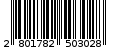 Γραμμωτός κωδικός 2801782503028