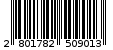 Γραμμωτός κωδικός 2801782509013