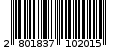 Γραμμωτός κωδικός 2801837102015