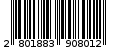 Γραμμωτός κωδικός 2801883908012