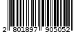 Γραμμωτός κωδικός 2801897905052