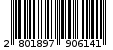 Γραμμωτός κωδικός 2801897906141