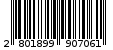 Γραμμωτός κωδικός 2801899907061