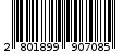 Γραμμωτός κωδικός 2801899907085