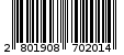 Γραμμωτός κωδικός 2801908702014