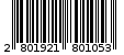 Γραμμωτός κωδικός 2801921801053