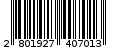 Γραμμωτός κωδικός 2801927407013