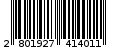 Γραμμωτός κωδικός 2801927414011