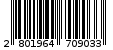 Γραμμωτός κωδικός 2801964709033