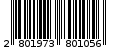 Γραμμωτός κωδικός 2801973801056