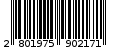 Γραμμωτός κωδικός 2801975902171