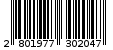 Γραμμωτός κωδικός 2801977302047