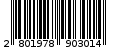 Γραμμωτός κωδικός 2801978903014