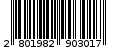 Γραμμωτός κωδικός 2801982903017