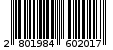 Γραμμωτός κωδικός 2801984602017