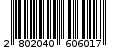 Γραμμωτός κωδικός 2802040606017