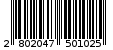 Γραμμωτός κωδικός 2802047501025