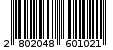 Γραμμωτός κωδικός 2802048601021