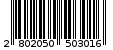 Γραμμωτός κωδικός 2802050503016