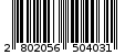 Γραμμωτός κωδικός 2802056504031