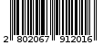 Γραμμωτός κωδικός 2802067912016