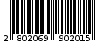 Γραμμωτός κωδικός 2802069902015