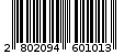 Γραμμωτός κωδικός 2802094601013