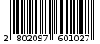 Γραμμωτός κωδικός 2802097601027