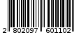 Γραμμωτός κωδικός 2802097601102