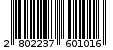 Γραμμωτός κωδικός 2802237601016
