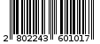 Γραμμωτός κωδικός 2802243601017