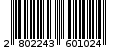 Γραμμωτός κωδικός 2802243601024