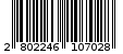 Γραμμωτός κωδικός 2802246107028
