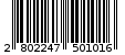 Γραμμωτός κωδικός 2802247501016