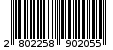 Γραμμωτός κωδικός 2802258902055