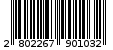 Γραμμωτός κωδικός 2802267901032