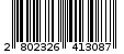Γραμμωτός κωδικός 2802326413087