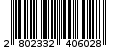 Γραμμωτός κωδικός 2802332406028