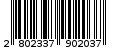 Γραμμωτός κωδικός 2802337902037