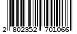 Γραμμωτός κωδικός 2802352701066