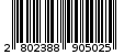Γραμμωτός κωδικός 2802388905025