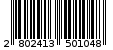 Γραμμωτός κωδικός 2802413501048
