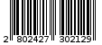 Γραμμωτός κωδικός 2802427302129