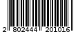 Γραμμωτός κωδικός 2802444201016