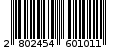 Γραμμωτός κωδικός 2802454601011
