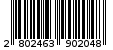 Γραμμωτός κωδικός 2802463902048